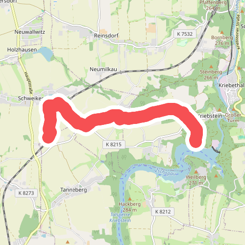 Ww Talsperre Kriebstein Anlegestelle - Bhf. Schweikershain