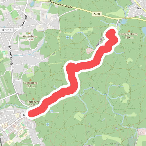 Waldlehrpfad Spitzgrund Talweg