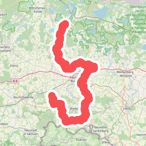 Heide - Bergland (gelber Strich)