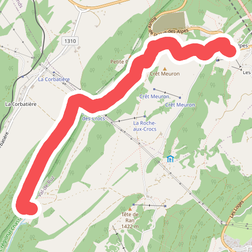 Mont Dar - Vue des Alpes