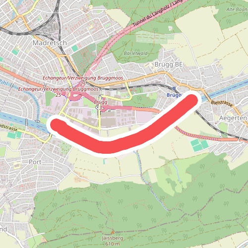 Brügg-Uferweg - Stauwehr