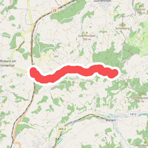 Affoltern Weier - Oberwald Schaber