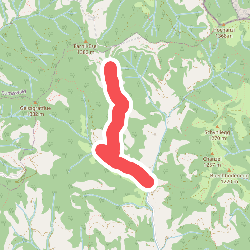 Goldbachbrügg - Mittleri Lushütte