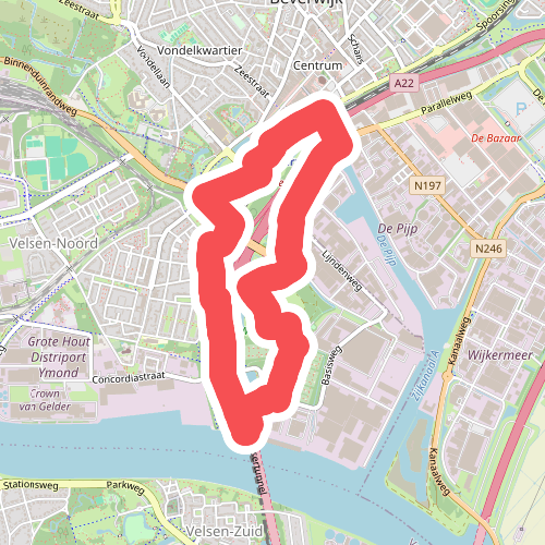 Rondje Wijkeroog (paars)