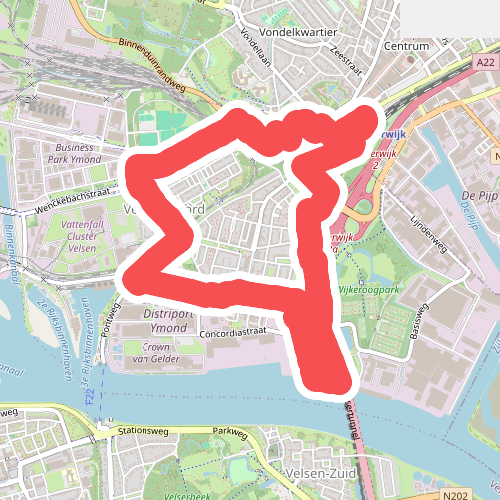 Rondje Velsen-Noord (groen)