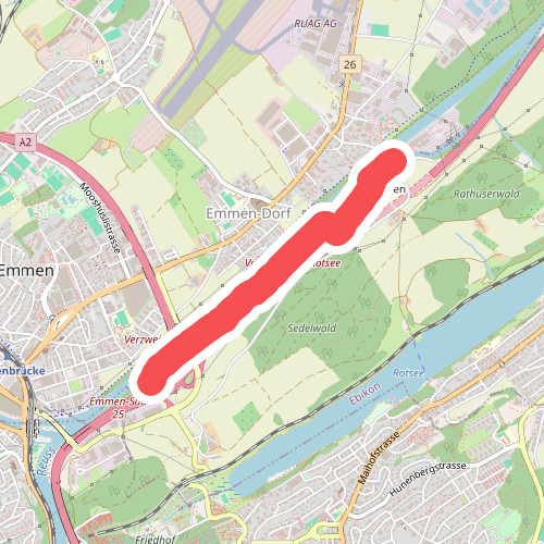 Sädelbrücke - Rathausen Brücke