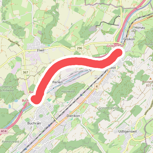 Perlenbrücke - Gisikon Root