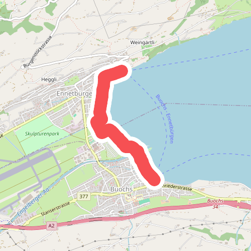 Buochs Schiffländi - Ennetbürgen Schiffländi