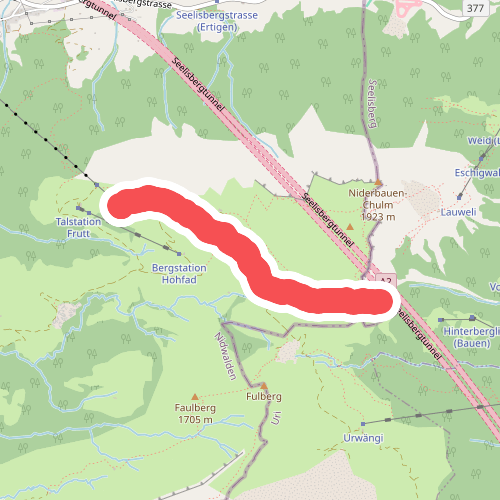 Bergstation Niderbawen - Hundschopf