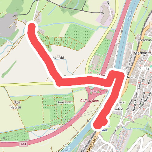 Gisikon-Root - Pfaffwil