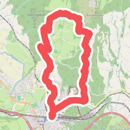 Goldauer Bergsturzspur