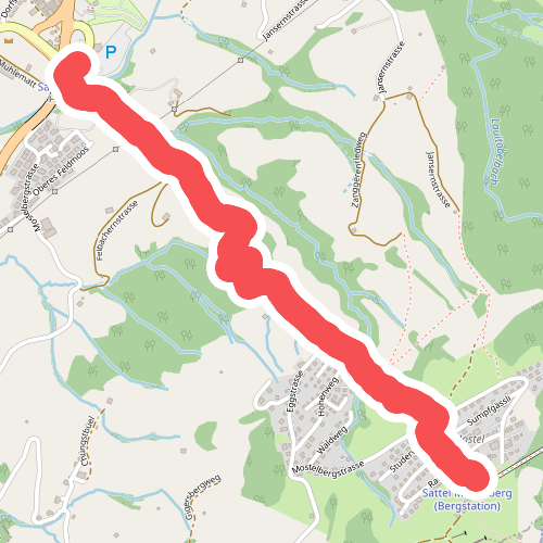 Mostelberg - Sattel Talstation