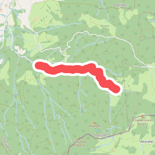Schönalp Hütte - Hürtal Hütte