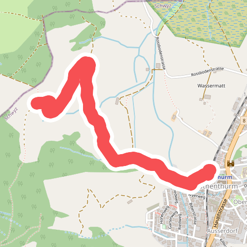 Chli Morgarten - Rotenthurm Bahnhof