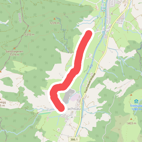 Kloster Au - Trachslau Dorf