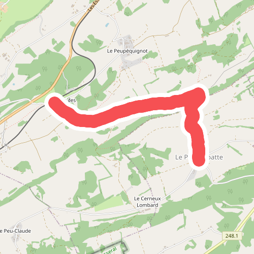 Le Peuchapatte - Le Creux-de-Biches