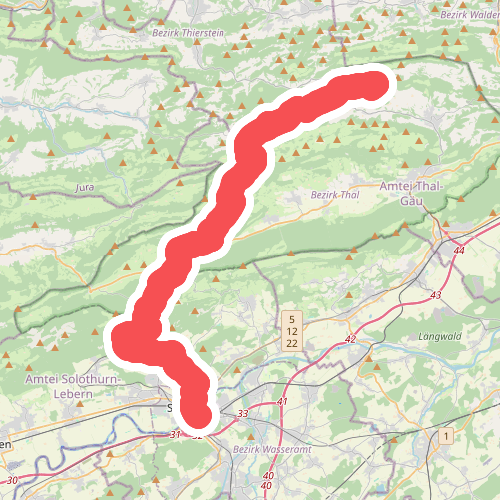 Weissenstein – Passwang Weg