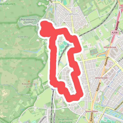 Retourtje Driehuis (geel)