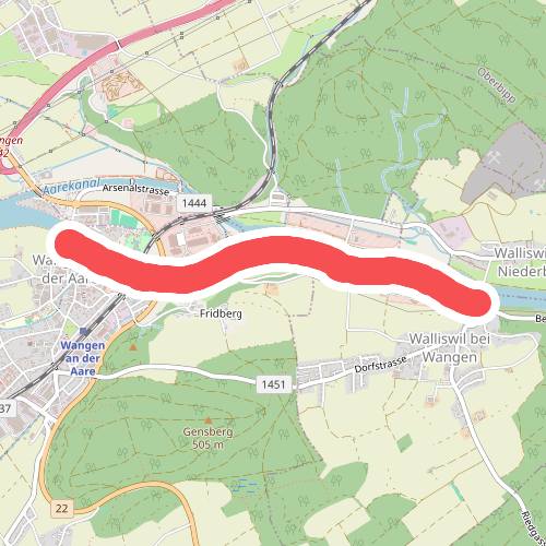 Walliswilsteg - Wangen a. d. Aare