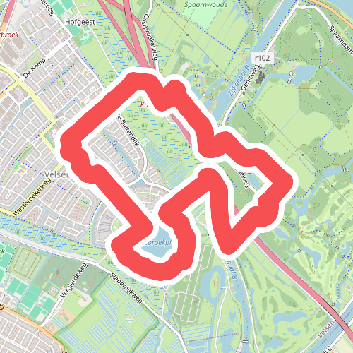 Rondje Velserbroek (paars)