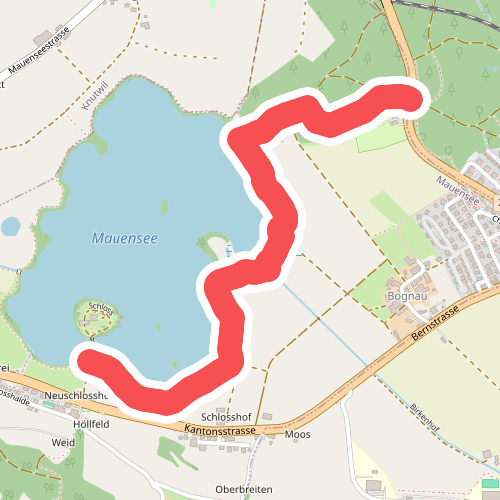 Parkplatz Baselstrasse - Schloss Mauensee