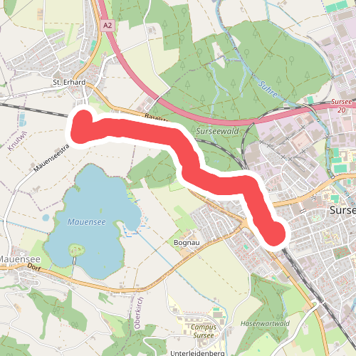 Sursee Bahnhof - St. Erhard