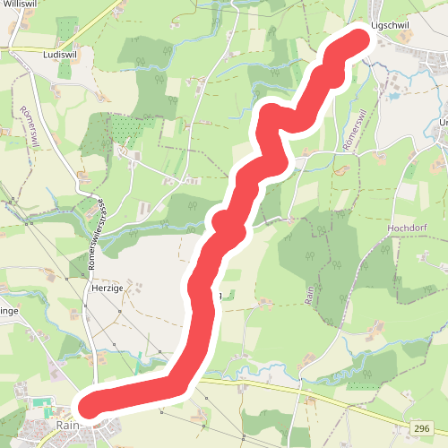 Ligschwil - Herbrig - Rain