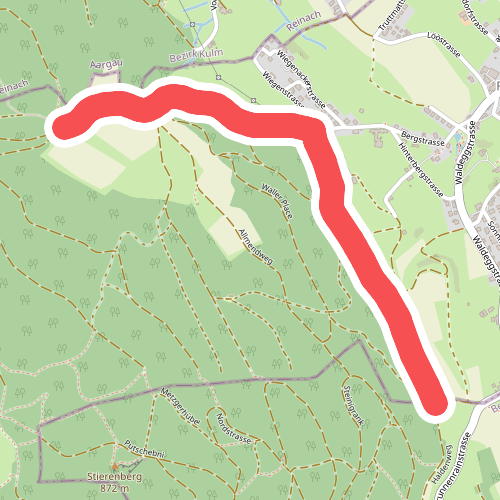 Halde - Knabenrütihütte