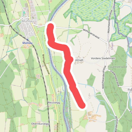 Brücke Mühlau - Unter Chamau