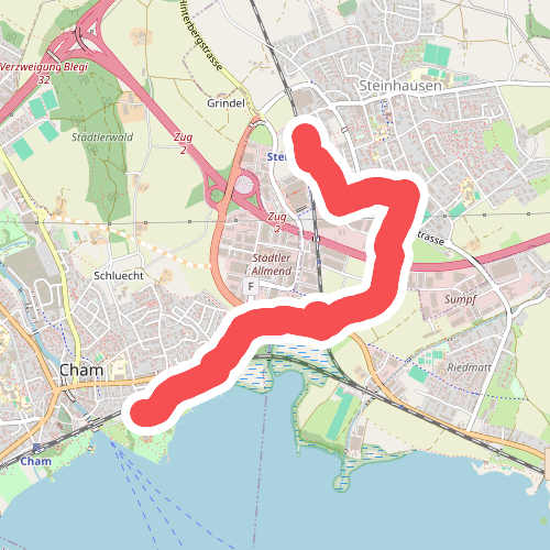 Steinhausen SBB - Cham