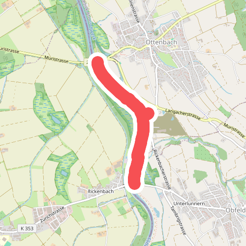 Brücke Obfelden - Brücke Ottenbach