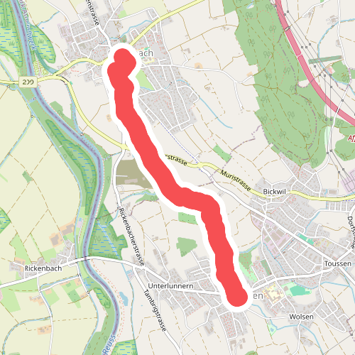 Ottenbach - Ober Lunnern