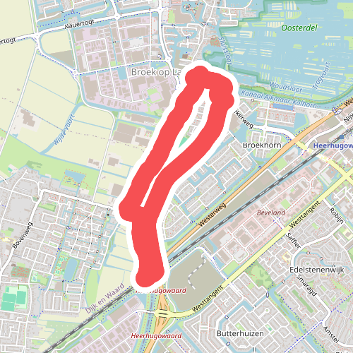 Broekerdijkroute (geel)