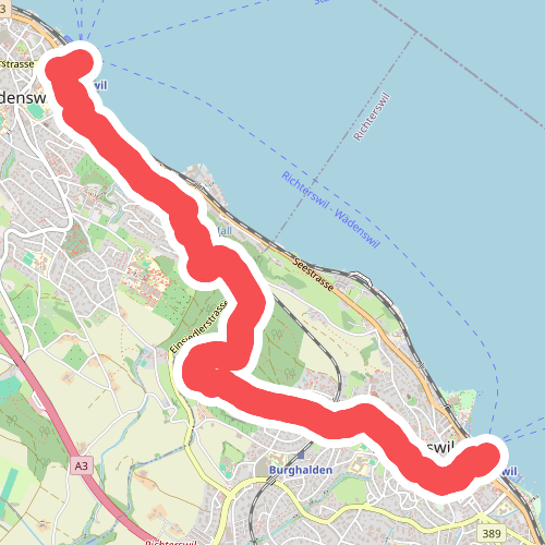 Richterswil Bahnhof - Wädenswil Bahnhof