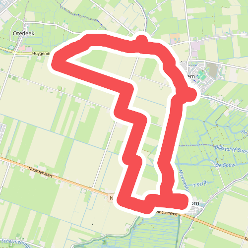 Schermerroute (oranje)