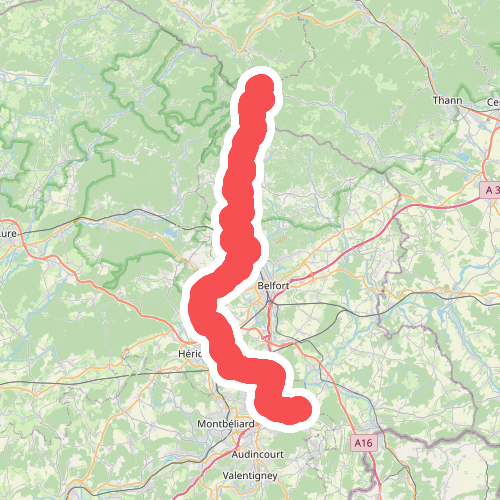 GR 5 Vosges, Ballon d'Alsace - Fesches-le-Châtel