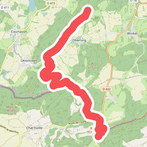 Vosges -Rectangle jaune , Liebsdorf - Lucelle