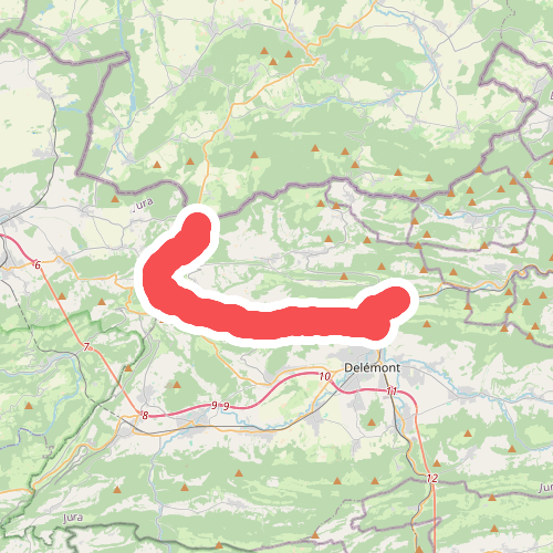 Chemin Jurassien vers Compostelle, Soyhières -Lucelle