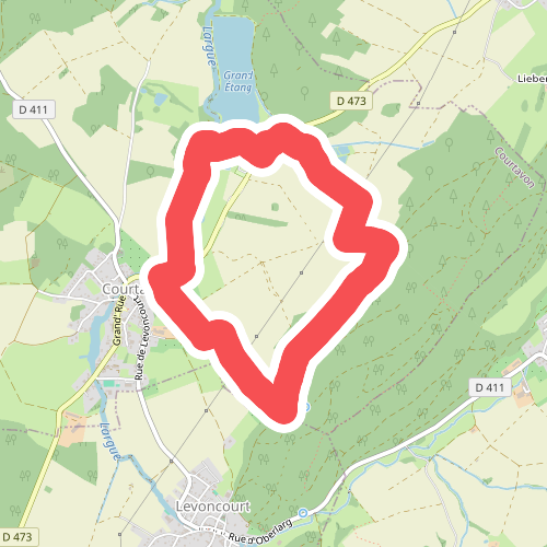 Autour du Plan d'Eau de Courtavon