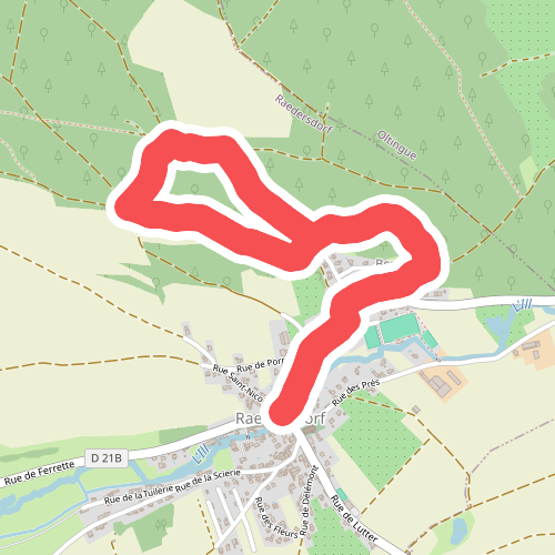 Sentier de découverte de Raedersdorf -Parcours court