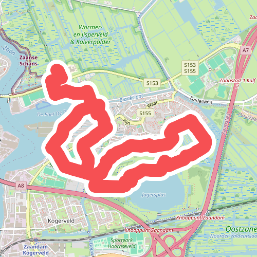 De Kalf&Jagersveldroute (oranje)