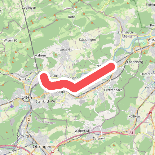 Winznau Stauwehr - Ob. Gösgen Schachen