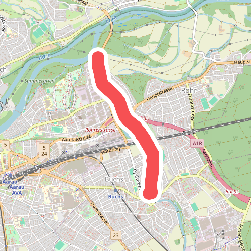 Suhremündung - Buchs