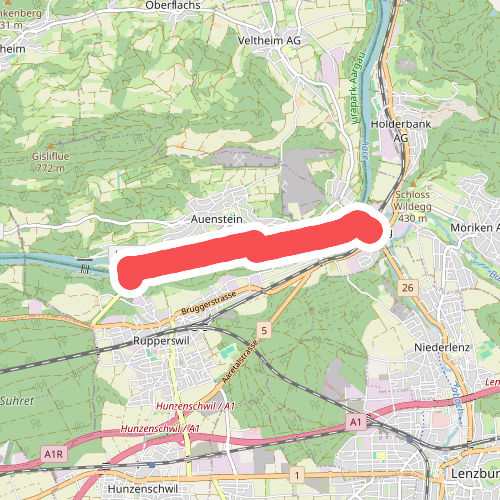 Wildegg - Brücke Rupperswil