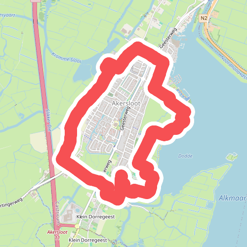 Ommetje Akersloot (geel)