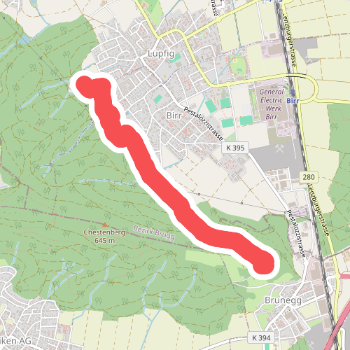 Schloss Brunegg - Lupfig Weihermatten