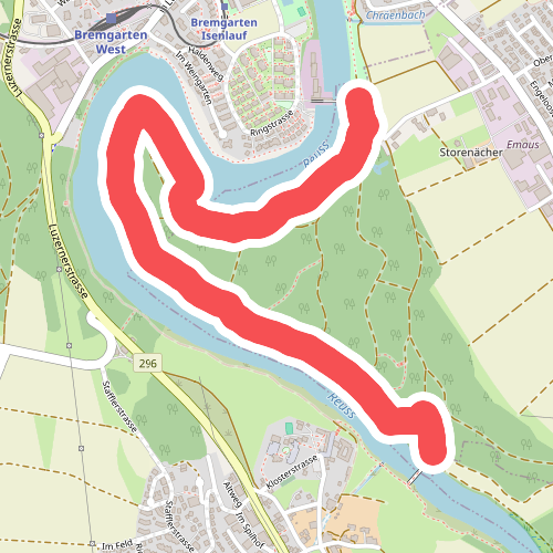 Dominolochsteg - Kraftwerk Bremgarten-Zufikon