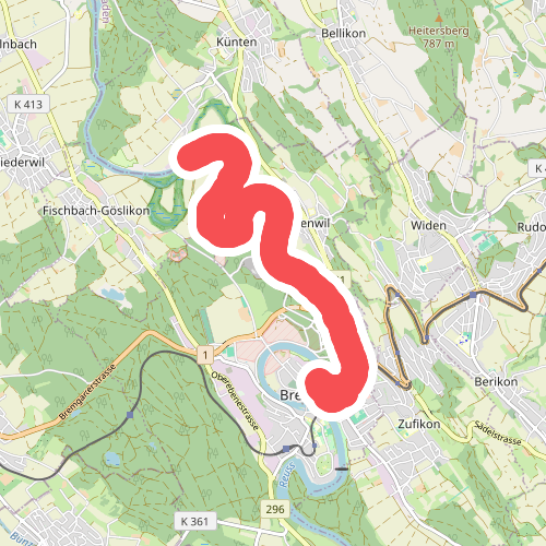 Sulz Fähre - Bremgarten