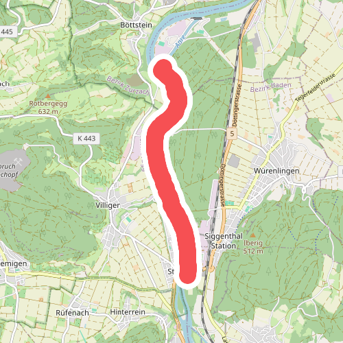 Beznau Steg - Stilli Brücke