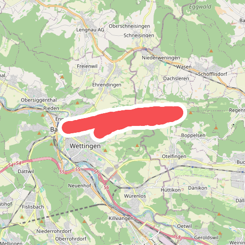 Wettigen Route 1 - fixme